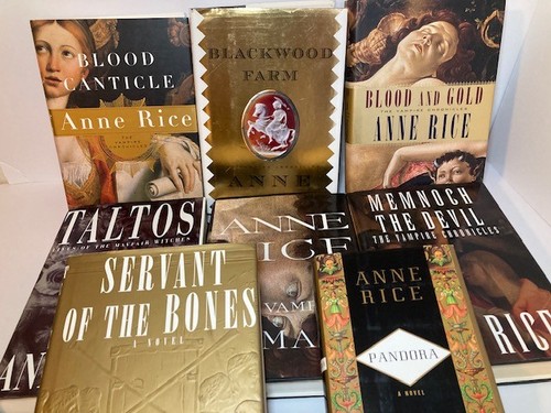 Anne rice hardcover book lot - rice,