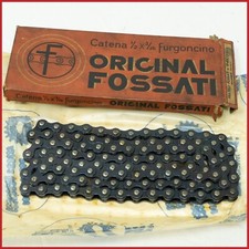 CATENA NOS FOSSATI FURGONCINO 1/2x3/16 VINTAGE CITY BIKE anni 40 50 60 OLD