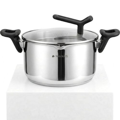 Pentola acciaio inox 3l - acciaio,