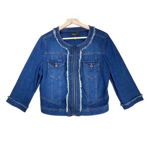 Giacca denim style co donna - giacca,
