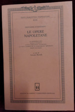 GIOVANNI D'ANTONIO - LE OPERE NAPOLETANE - BENINCASA ED. 1989