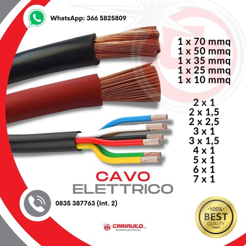 Cavo guainato unipolare - cavo,
