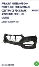 PARAURTI ANTERIORE CON FORI