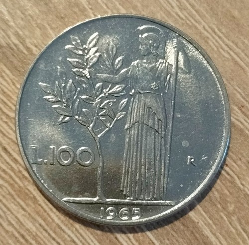 100 lire 1965 - 100,