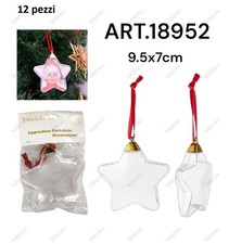 x 12x Stelle Trasparenti Porta