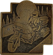 Nuova fibbia cintura Harley Davidson FLH Electra Glide 1200 Touring moto vintage