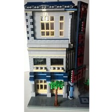 Edificio Modulare Compatibile: Piano Bar con Dettagli Interno 3116 Costruzione Moc