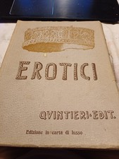 libro EROTICI LUIGI SICILIANI
