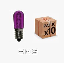 10 PEZZI LAMPADINA LED E14 14V