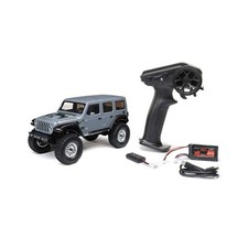 Carrozzeria Axial AXI00002V3T3 SCX24 V3 RTR pronta all'uso Jeep Wrangler illimitata grigia