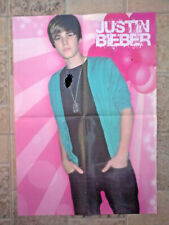 POSTER  cm. 58 x 42  fronte e retro JUSTIN BIEBER