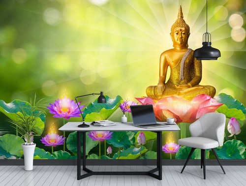 Statua buddha lotus q9832 - buddha,