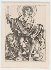 stampa antica after albrecht Durer copia 1906 the durer society heliogravure