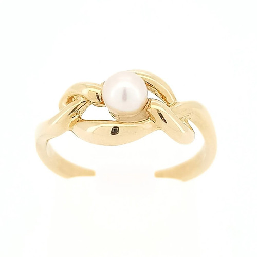 Anello donna perla - anello, giallo