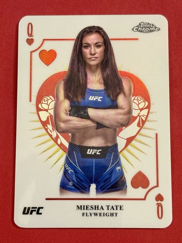 2024 topps chrome ufc miesha - ufc,