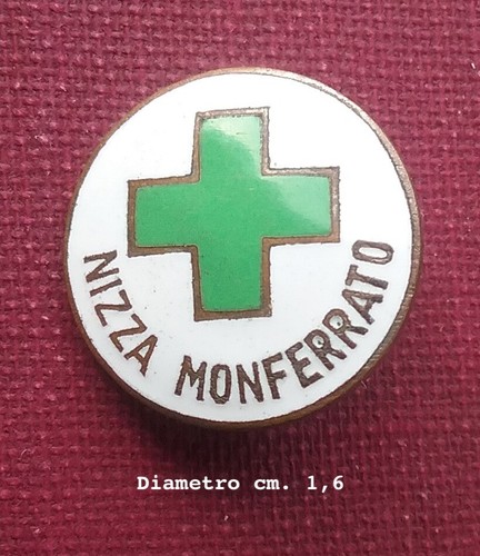 Distintivo spilla croce verde - croce,