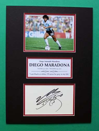 Diego maradona autograph - diego,