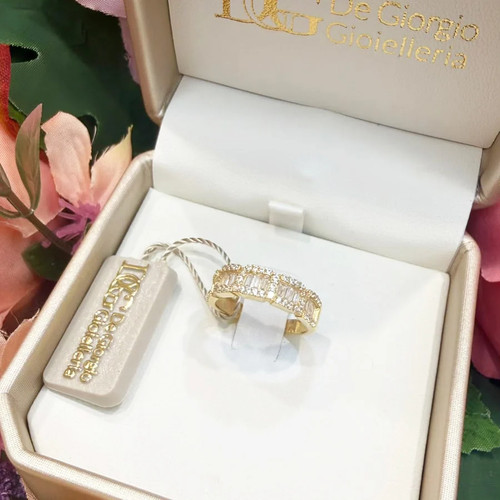 Anello fascia oro giallo - in,