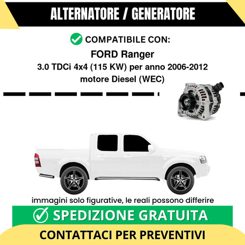 Alternatore ford ranger - ranger, 3.0