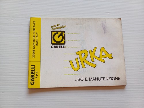 Garelli urka 1989 manuale - 50,