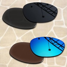 2 paia di lenti di ricambio POLARIZZATE per occhiali da sole Oakley Monster Dog