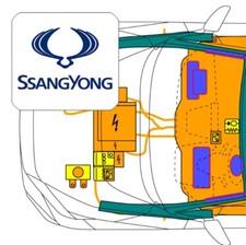 Scheda di salvataggio digitale tramite codice QR, compatibile con SsangYong Rexton W (dal 2013)