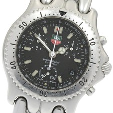 Orologio Uomo TAG HEUER S/el S39.306 Data Cronografo Quadrante Nero Quarzo_915337