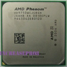 Processore AMD Phenom X4 9750 2,4 GHz HD9750WCJ4BGH socket AM2+ CPU 95 W 1800 MHz
