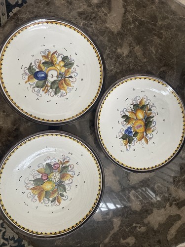 Set piatti artistica deruta - set, 3