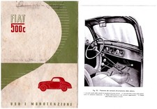 FIAT TOPOLINO -500C ed.1949 -BERLINA -BELVEDERE-FURGONCINO -USO E MANUTENZIONE! 