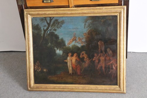 Antico dipinto francia - ,