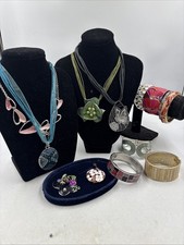 LOTTO LAVORO BIGIOTTERIA VINTAGE E MODERNA SMALTATA