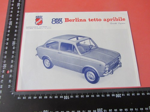 Fiat 850 caprera depliant - fiat,