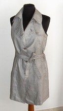 PRESTIGIOSO VESTITO CLASS ROBERTO CAVALLI  Tg. 42 IN PURO LINO MADE IN ITALY