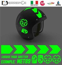 Kit adesivi casco strisce - adesivi,