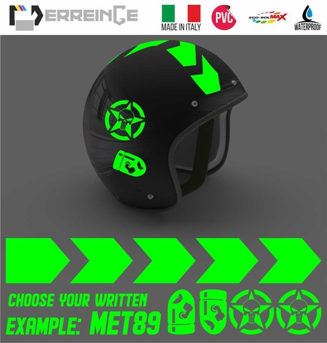 Kit adesivi casco - adesivi, strisce