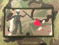 Grande 12.7cm x 7.6cm Barbanera Bandiera Pirata Toppa ( Mtp / Multicam) Hook