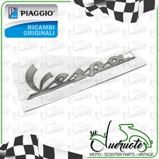 TARGHETTA LATERALE COFANO SCRITTA STEMMA FREGIO VESPA ET2 ET4 50 125 150 PX 200