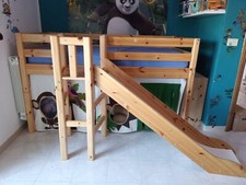 Letto Flexa rialzato con scivolo