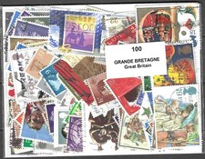Gran Bretagna 100 Francobolli