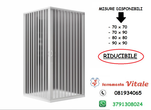 Box doccia pvc cabina angolare - box,