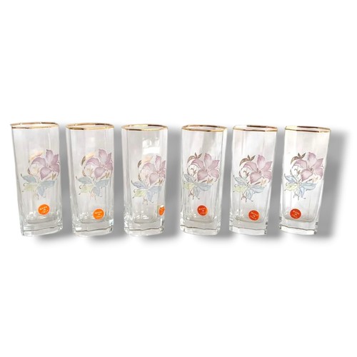 Servizio bicchieri fiori e - fiori,