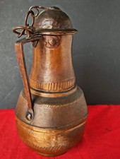 ANTICA GRANDE BROCCA IN RAME ARTIGIANALE EPOCA 800 DA COLLEZIONE