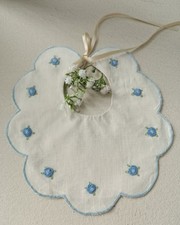  bavetta  Puro lino -ricamata