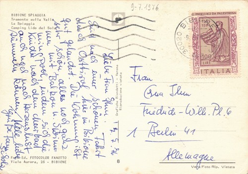 Italia 1975 cartolina - italia, x