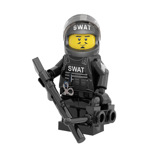 Swat sergeant minifig - swat,