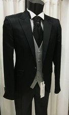 ABITO  TIGHT UOMO NUOVO SPOSO T. 48  FIRMATO CARLO PIGNATELLI SUIT  WEDDING 