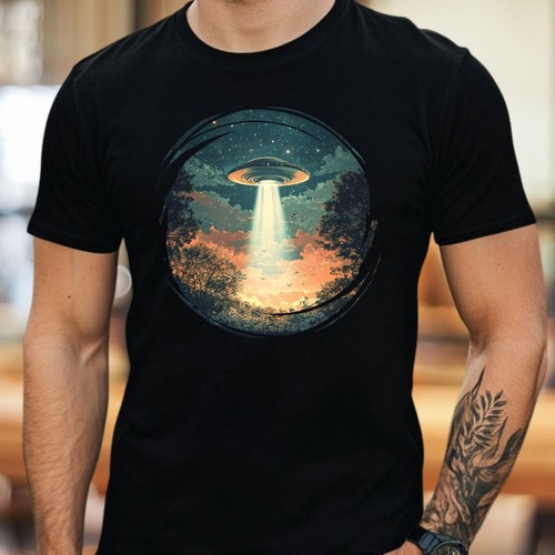 Shirt uomo ufo - t-shirt, alieno