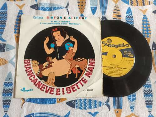 Disney biancaneve i sette - e,