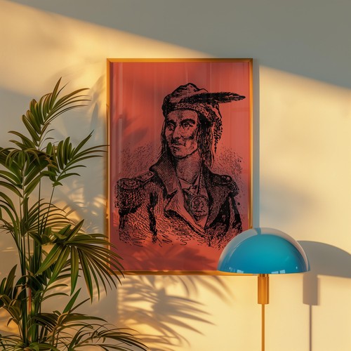Poster tecumseh nativi - poster,